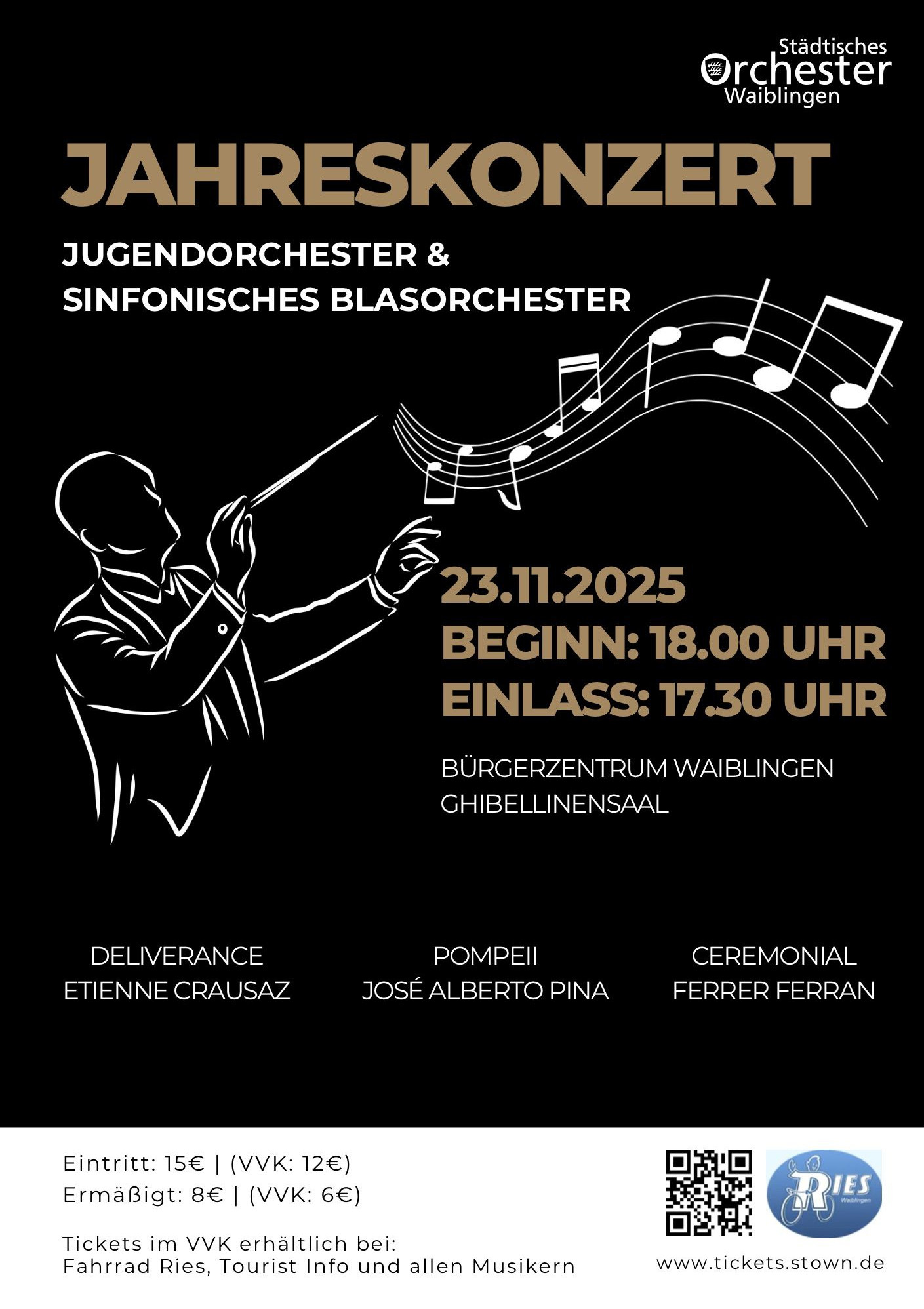 Plakat Jahreskonzert 2025